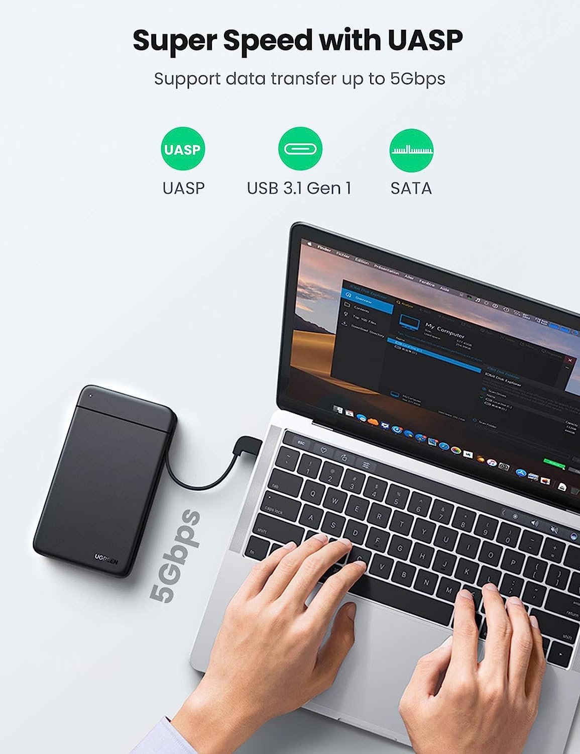 UGREEN USB C Hard Drive Enclos - Sata Ssd review and price