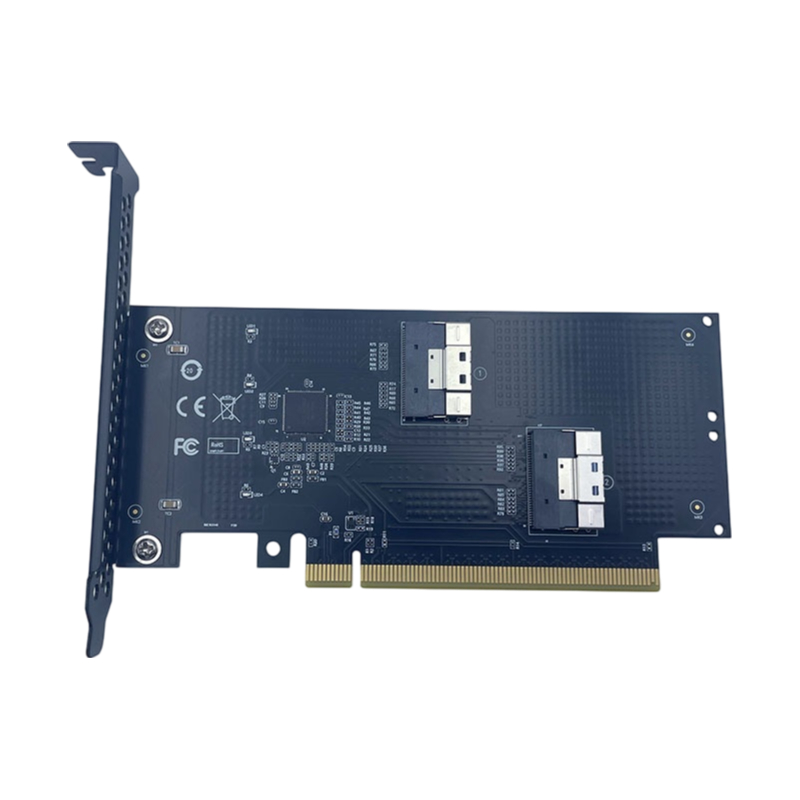 NEW PCIe X16 SFF‑8654 SlimSAS  - Memory Card Ssd review and price